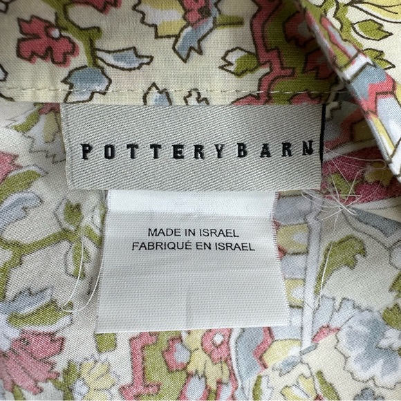 Pottery Barn Corey 3 Paisley Floral Cotton Euro Shams Retired - Picture 12 of 13